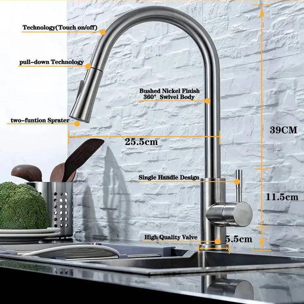 Smart Sensor Kitchen Faucet