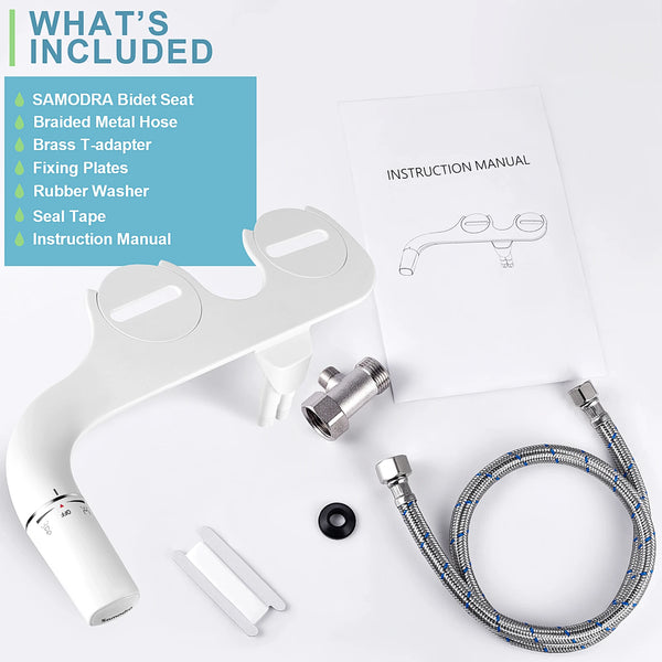 Ultra-Slim Bidet Attachment