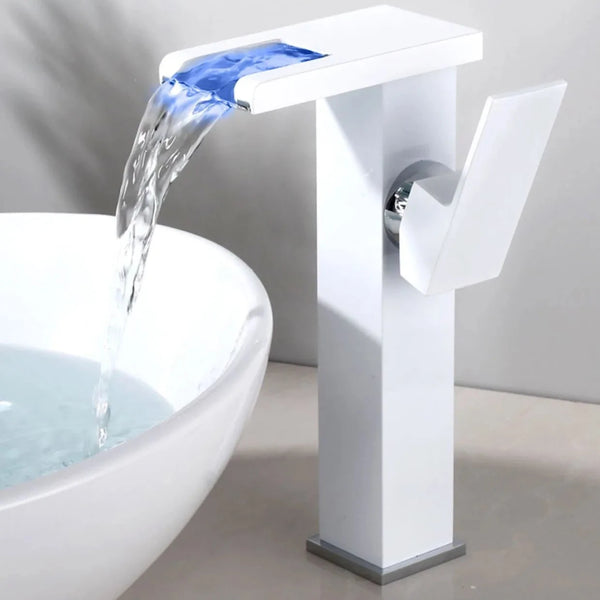 Color-Changing Waterfall Faucet