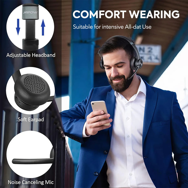 Noise-Cancelling Bluetooth Headset