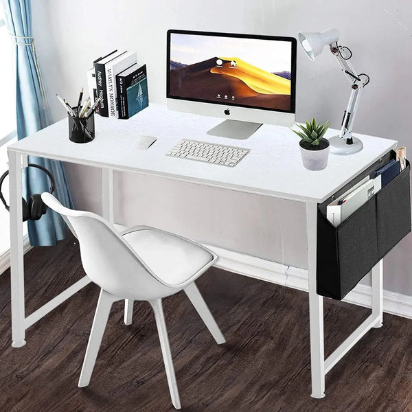 White Office Desk